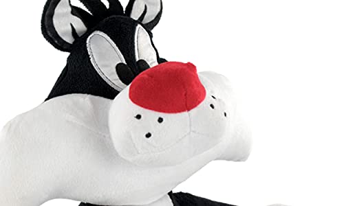 Play by Play Looney Tunes - Peluches Looney Tunes Sitting Calidad Super Soft (17/26cm, Gato Silvestre)