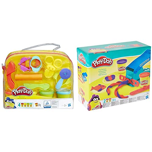 Play Doh Maletin Herramientas (Hasbro B1169EU4) + Fábrica Loca (Hasbro B5554EU5)