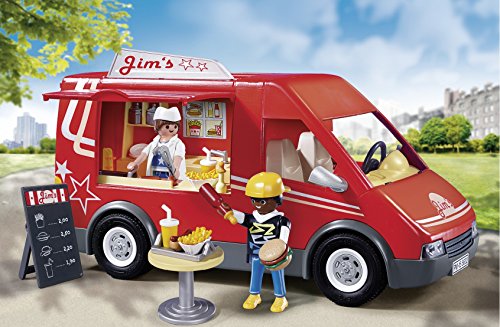 PLAYMOBIL City Life Food Truck Juego de construcción - Juguetes de construcción (Juego de construcción, Multicolor, Niño/niña)