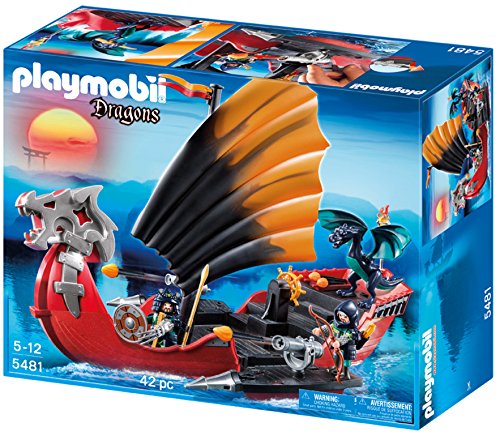 PLAYMOBIL Dragones - Barco de Batalla del dragón (5481)