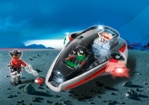 PLAYMOBIL - Space Darksters Planeador, Juguete Educativo, 30 x 7,5 x 20 cm, (626712)