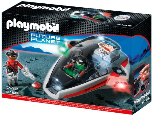 PLAYMOBIL - Space Darksters Planeador, Juguete Educativo, 30 x 7,5 x 20 cm, (626712)