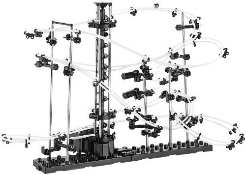 Playtastic Montaña Rusa de Bolas: Montaña Rusa de Bolas Profesional, Kit de 193 Piezas (Carrera de mármol Adultos)