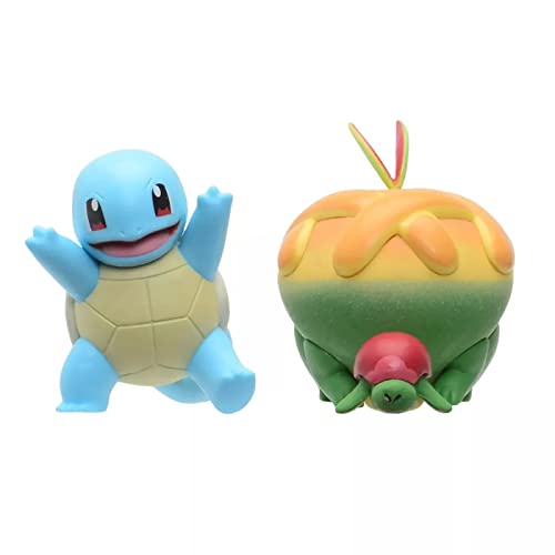 Pokemon Selección Battle Figures Figura de Acción | Juego de Figuras, Figuras del Juego:Squirtle & Appletun