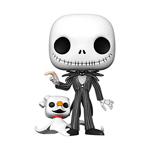 POP! Funko The Nightmare Before Christmas - Jack Skellington con cero brillo en la oscuridad de 10 pulgadas FYE Exclusive