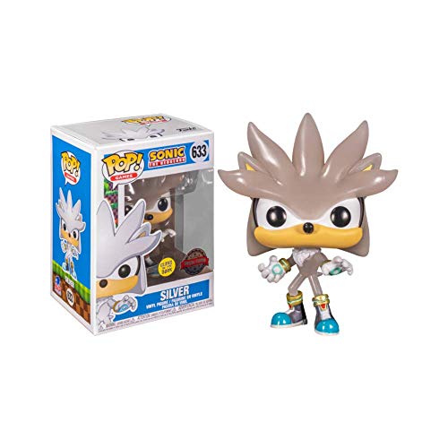 POP! Sonic The Hedgehog 633 Silver Glows in The Dark 30th Anniversary Special Edition