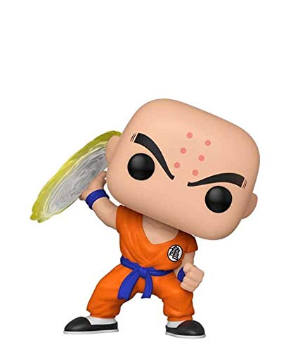 Popsplanet Funko Pop! Animation – Dragon Ball Z – Krillin (with Destructo Disc) #706 Vinyl Figure 10 cm Released 2019