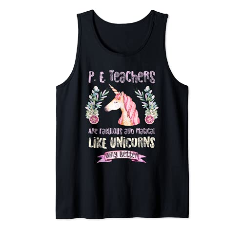 Profesor de Educación Física - Fabuloso Unicornio Mágico Camiseta sin Mangas