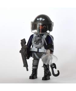 Promohobby Figura de Playmobil Serie 14 de Policia Fuerza Especial