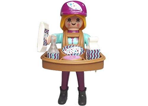 Promohobby Figura de Playmobil Serie 14 de Vendedora de Donuts.