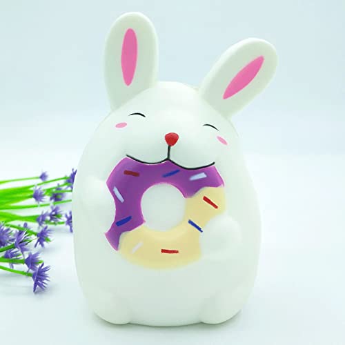 PYLTT Conejo Squishies, Conejito Squishy, Mochi Animales Juguetes, Mini Mochi Squishies, Kawaii Squishy, Lindo Animal perfumado Squishys, Alivio del estrés Juguetes para niños