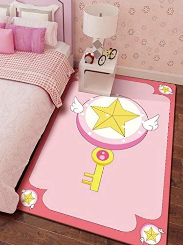 qazwsx Alfombra De Princesa con Corazón De Gir De Dibujos Animados Nórdicos, Alfombras Rosadas Bonitas para Sala De Estar, Alfombra De Dormitorio, (Color : 11, Size : 60cm 90cm)