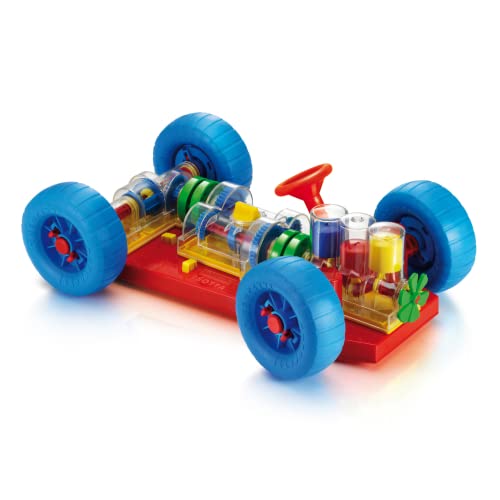 Quercetti-Quercetti-8515 Isotta Discovery Car-Coche para Montar, Juego Educativo de construcción, Multicolor (Q8515TT)