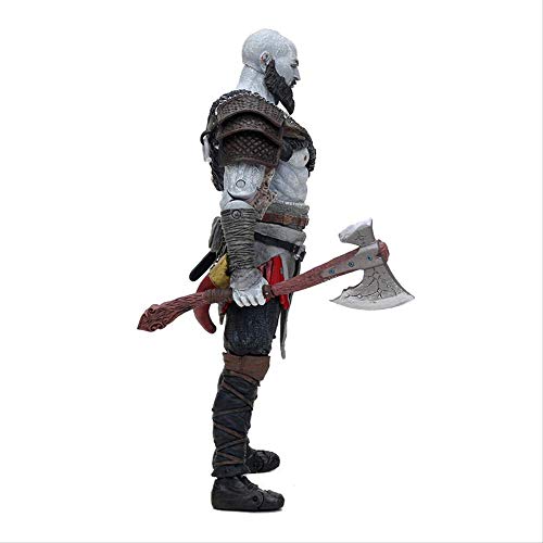 QWYU 7 pulgadas God of War 4 Kratos Pvc Figura de acción coleccionable modelo juguete regalo niños