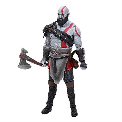 QWYU 7 pulgadas God of War 4 Kratos Pvc Figura de acción coleccionable modelo juguete regalo niños