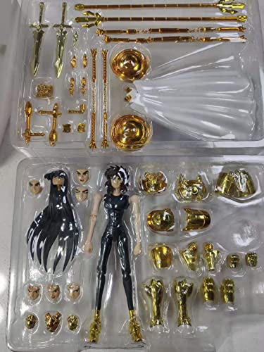 QWYU Saint Seiya Myth Cloth Ex Libra Dohko con Dragon Shiryu Cabeza Armadura de metal Caballeros del zodiaco Figura de acción Modelo Libra Dohko OCE