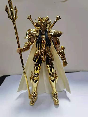 QWYU Saint Seiya Myth Cloth Ex Libra Dohko con Dragon Shiryu Cabeza Armadura de metal Caballeros del zodiaco Figura de acción Modelo Libra Dohko OCE