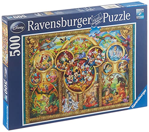 Ravensburger 14183 - Puzle (500 Piezas), diseño de Personajes de Disney