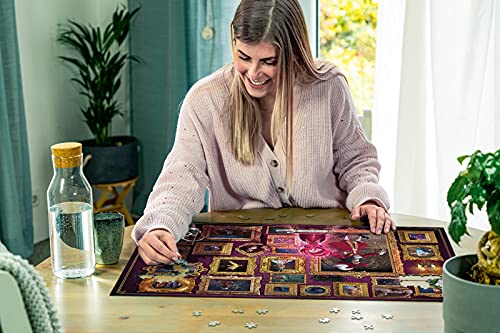 Ravensburger Puzzle 1000 Piezas, Villainous Captitán Garfio, Puzzle Disney, Rompecabezas Ravensburger de Alta Calidad, Villanos Puzzle, Edad Recomendada 12+