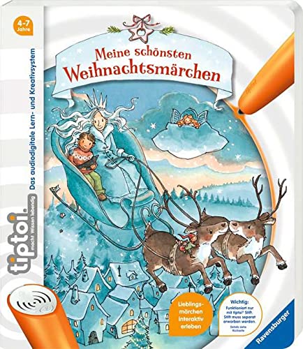 Ravensburger tiptoi® Meine schönsten WeihnachtsmMärchen - Libro infantil + canciones infantiles