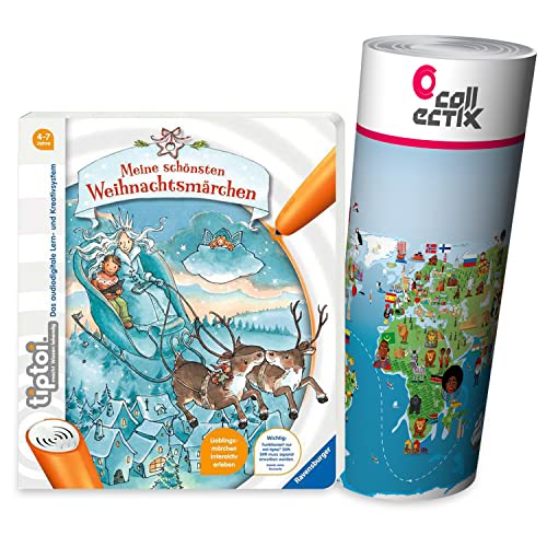 Ravensburger tiptoi® Meine schönsten WeihnachtsmMärchen - Libro infantil + canciones infantiles