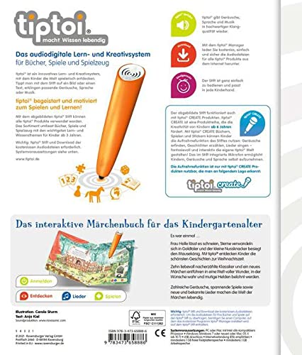 Ravensburger tiptoi® Meine schönsten WeihnachtsmMärchen - Libro infantil + canciones infantiles