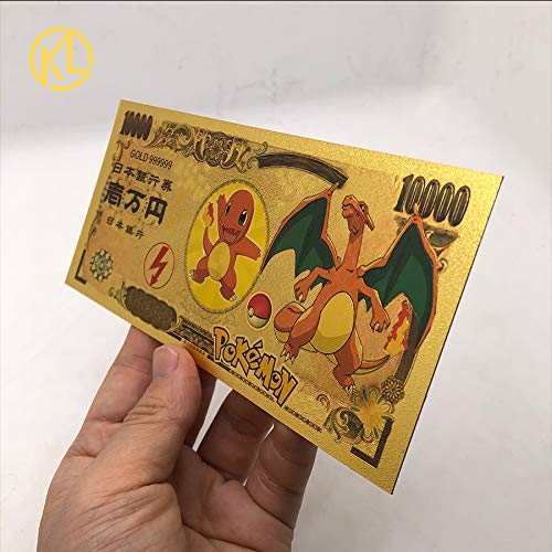 regrow Pokémon Yuen Gold - Colección de billetes de banco, Pikachu