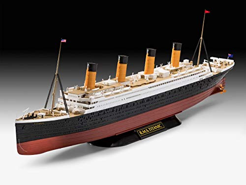 Revell-01038 Calendario de Adviento RMS Titanic, Color Negro (01038)