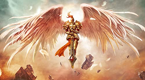 Rompecabezas Adultos 1000 Piezas Ángel De La Guarda De League of Legends Rompecabezas Clásico Juego De Alivio De Estrés para Niños Adultos Mejor Regalo 75x50cm(1000pcs)