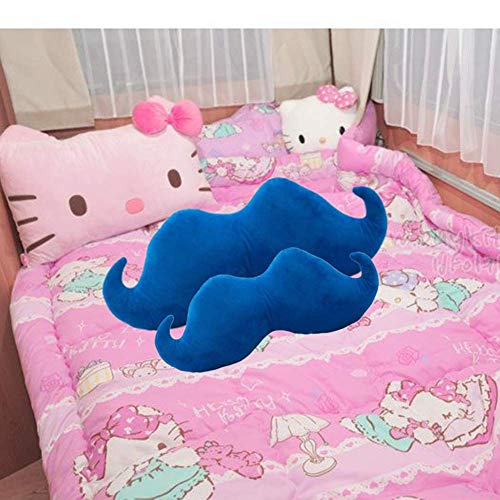 Ruankenshop Peluche Creatividad Cojines Relleno Apaciguar Cojin Dibujos Animados Tela Peluche Peluche Papa Noel Regalos para La Casa Blue,70cm/27.56inch