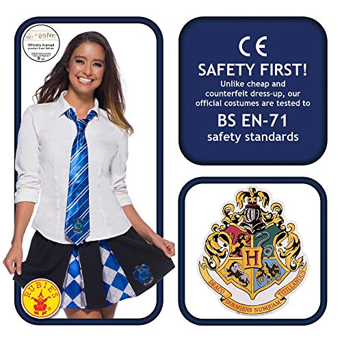 Rubies Corbata oficial de Harry Potter Ravenclaw, accesorio de disfraz para adultos o niños, talla única edad 6 años