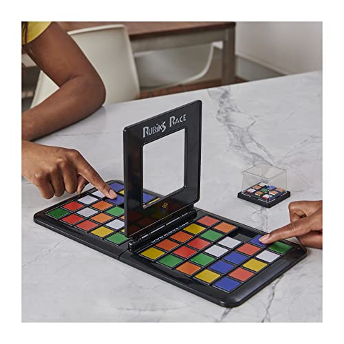 Rubik's Carrera, edición metálica clásica de Rompecabezas de Ritmo rápido para Dos Jugadores, Juego de Mesa para niños y Adultos a Partir de 7 años (Spin Master 6063274)