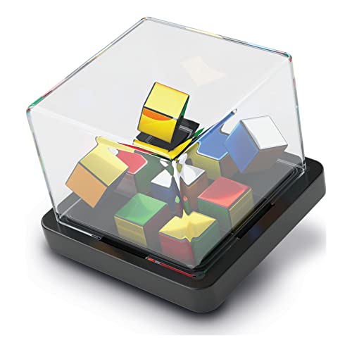 Rubik's Carrera, edición metálica clásica de Rompecabezas de Ritmo rápido para Dos Jugadores, Juego de Mesa para niños y Adultos a Partir de 7 años (Spin Master 6063274)