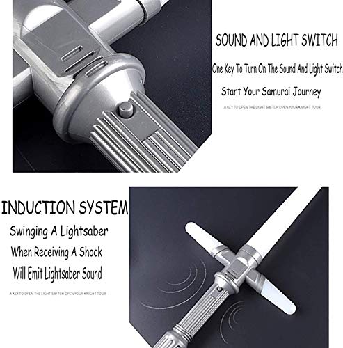 Sable de luz extensible Star Wars Sable de luz Tipo telescópico Sable de luz electrónico Force Awakens Sable de luz con efectos de sonido Sables de luz de juguete 39~72cm A