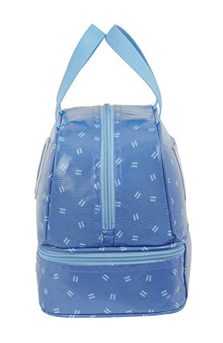 Safta 812088040 Portameriendas Termo Preescolar Little Dog, azul, 200x150x200mm