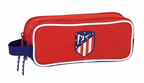 Safta Estuche Atlético De Madrid "Coraje" Oficial Escolar 210x60x80mm