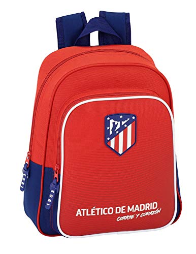 Safta Mochila Atlético De Madrid "Coraje" Oficial Mochila Infantil 280x100x340mm