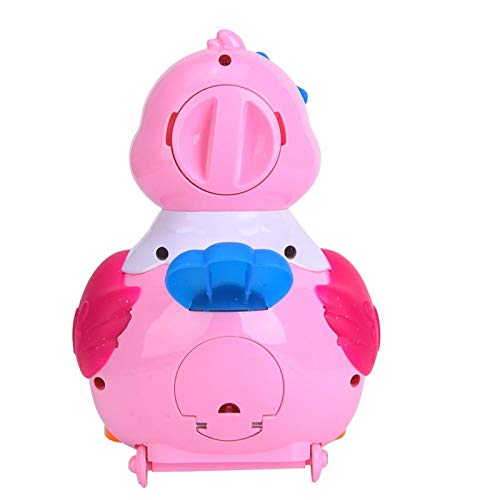 SALUTUY Juguete electrónico Juguete para niños La gallina Pone Huevos de Color Rosa para niños(Pink)