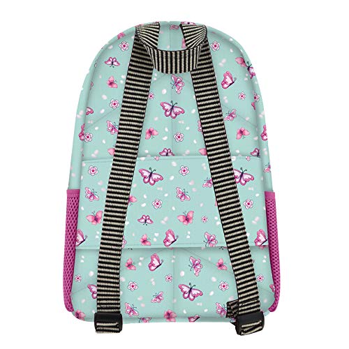 SANTORO M006C, Mochila Unisex niños, Turquesa, 260x340x114 mm