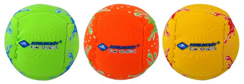 Schildkröt Funsports Set de Mini Pelotas Divertidas de Neopreno, 3 Mini Bolas para Patear, Lanzar, Atrapar, Hacer Malabares, Ø 5 cm, Doble Pared, Rellenas de Gránulos de Plástico, 970181