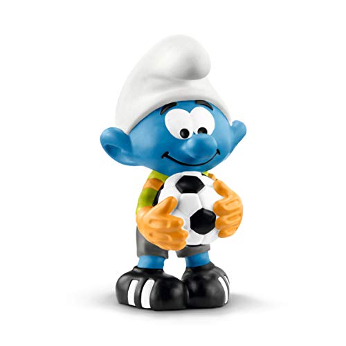 Schleich- Smurfs Pitufo Futbolista, Portero (20808)