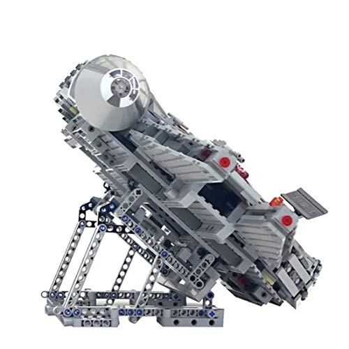 SEREIN Soporte de pantalla compatible con Lego 75105 Star Wars Halcón Milenario (no modelo Lego).