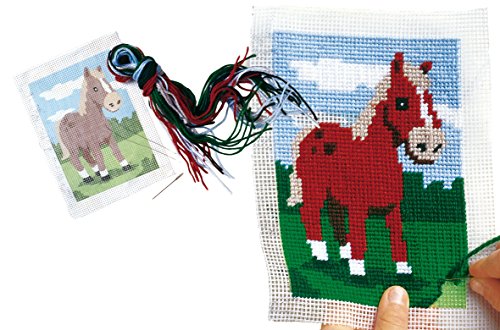 SES Creative- Caballo para Bordar para niños SES, Multicolor (00867)