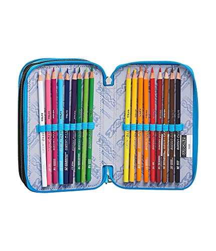 Seven AST. 3 Zip Bolsa pequea, Azul Turquesa, Talla única niño