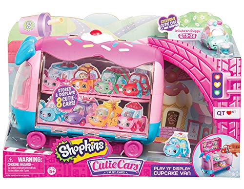 Shopkins HPC11000 Cutie Cars Play 'N' Display Cupcake Van Playset