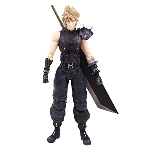 siyushop Final Fantasy Cloud Wlife Play Arts Kai Action Figure - Claude Action Figura - Equipado con Armas y Manos reemplazables - Alto 2 7cm (versión no Original)