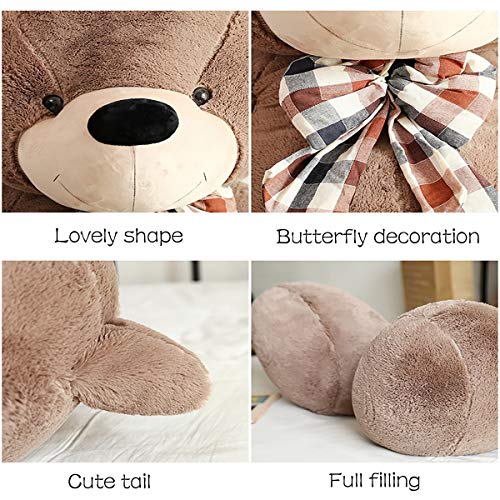 SKAJOWID Peluche Oso Grande, Muy Suave Eres Muy Adecuado para Abrazarte, Muy Buena Decoración De Muebles, Proporcionarlo A Los Niños, Novias O Amigos Es Una Buena Opción,A,120cm