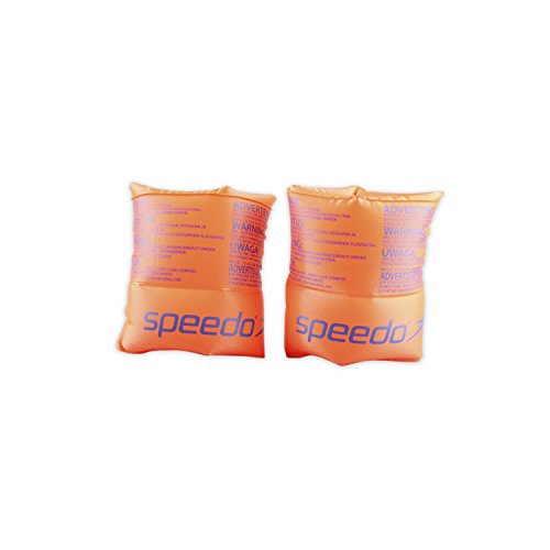 Speedo Roll Up Armbands Aprender a Nadar, Unisex niños, Naranja, One Size