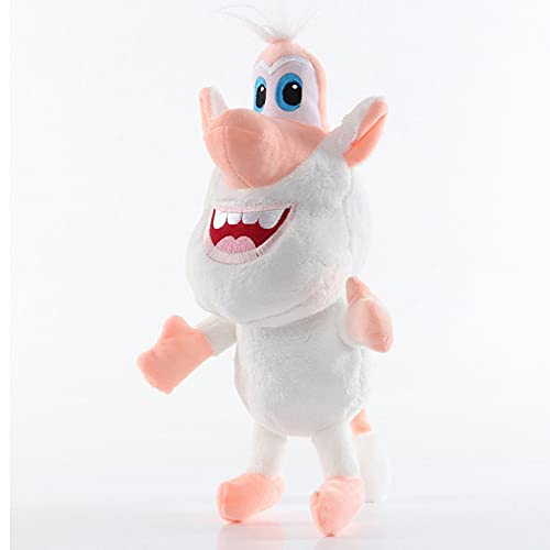 SPJYKJ 16/27/33 Cm Booba Buba Cooper Juguete De Felpa Rusia Dibujos Animados Pequeño Cerdo Blanco Mono Blanco Muñeca De Algodón Suave Figuras De Acción Juguetes