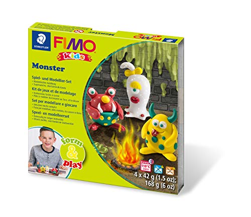 STAEDTLER Fimo niños y la Forma de Juego LY 8034 11 Plastilina 42 g Matching